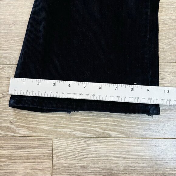 Vintage Levis Orange Tab Corduroy Pants Womens 32 Black Y2K Straight High Rise - Picture 11 of 16